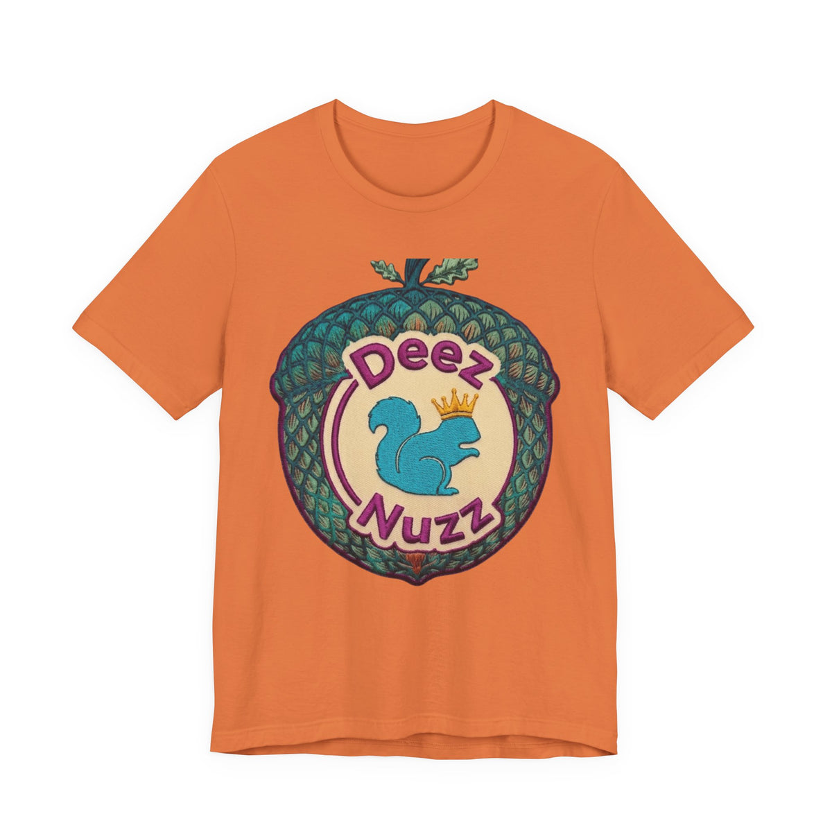 Deeznuzzz Eggcorn King  Squirrel Graphic Tee