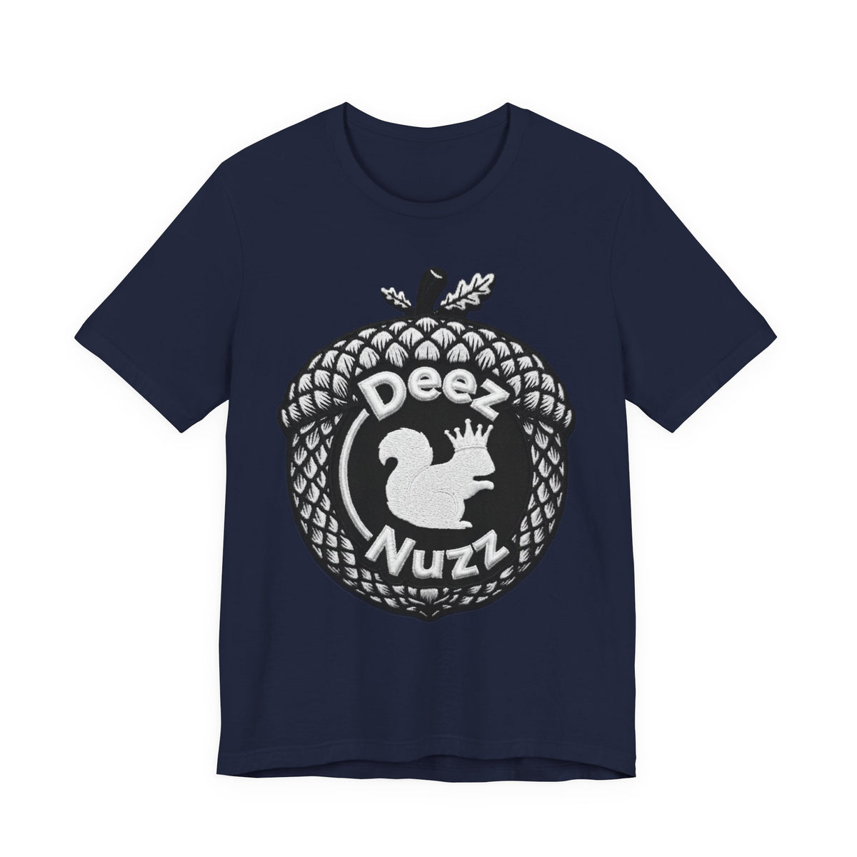 Deeznuzzz Acorn Squirrel Tee — Funny Nature Graphic Shirt