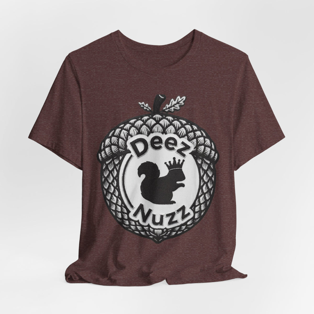 Deeznuzzz Eggcorn King  Squirrel Graphic Tee