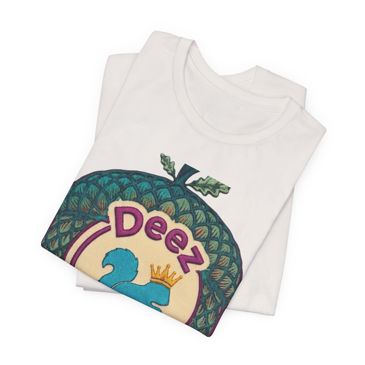 Deeznuzzz Eggcorn King  Squirrel Graphic Tee