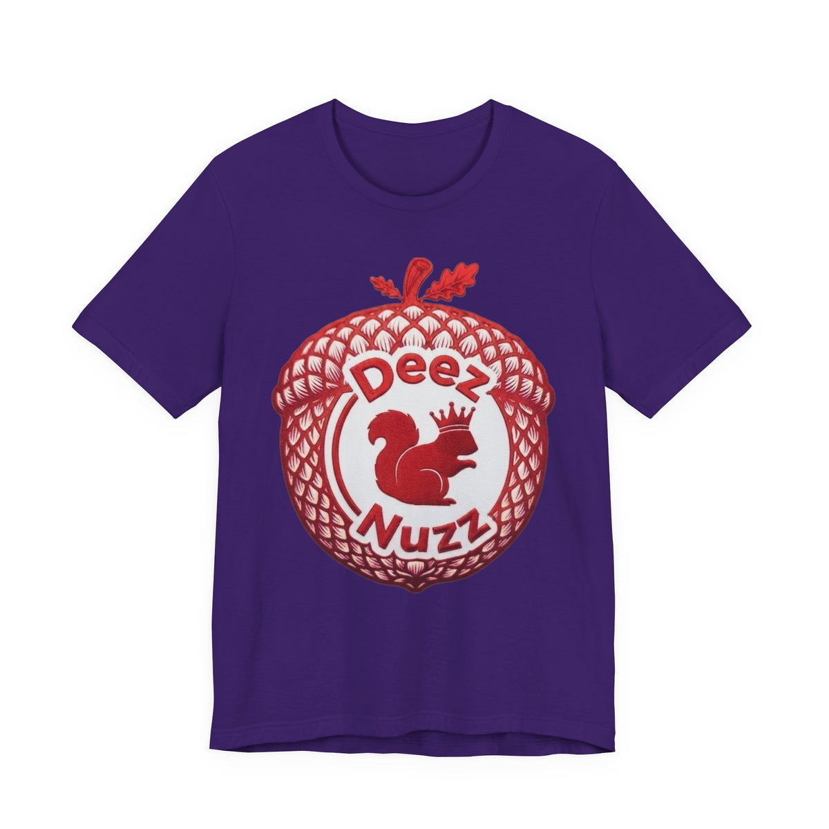 Deeznuzzz Eggcorn King  Squirrel Graphic Tee