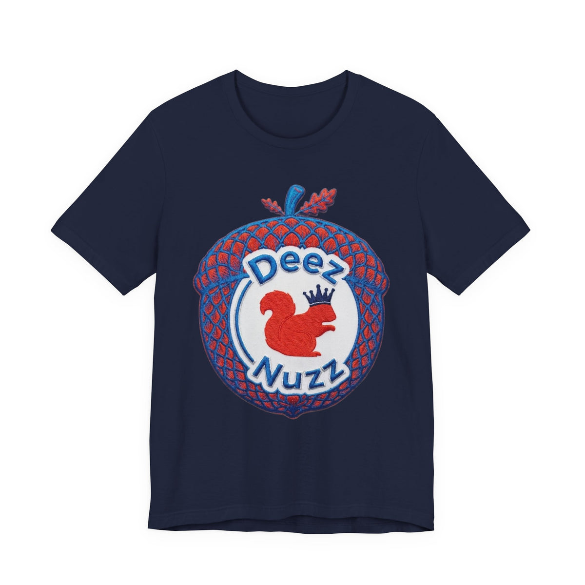 Deez Nuzz Squirrel Tee — Playful Retro Acorn Graphic T-Shirt