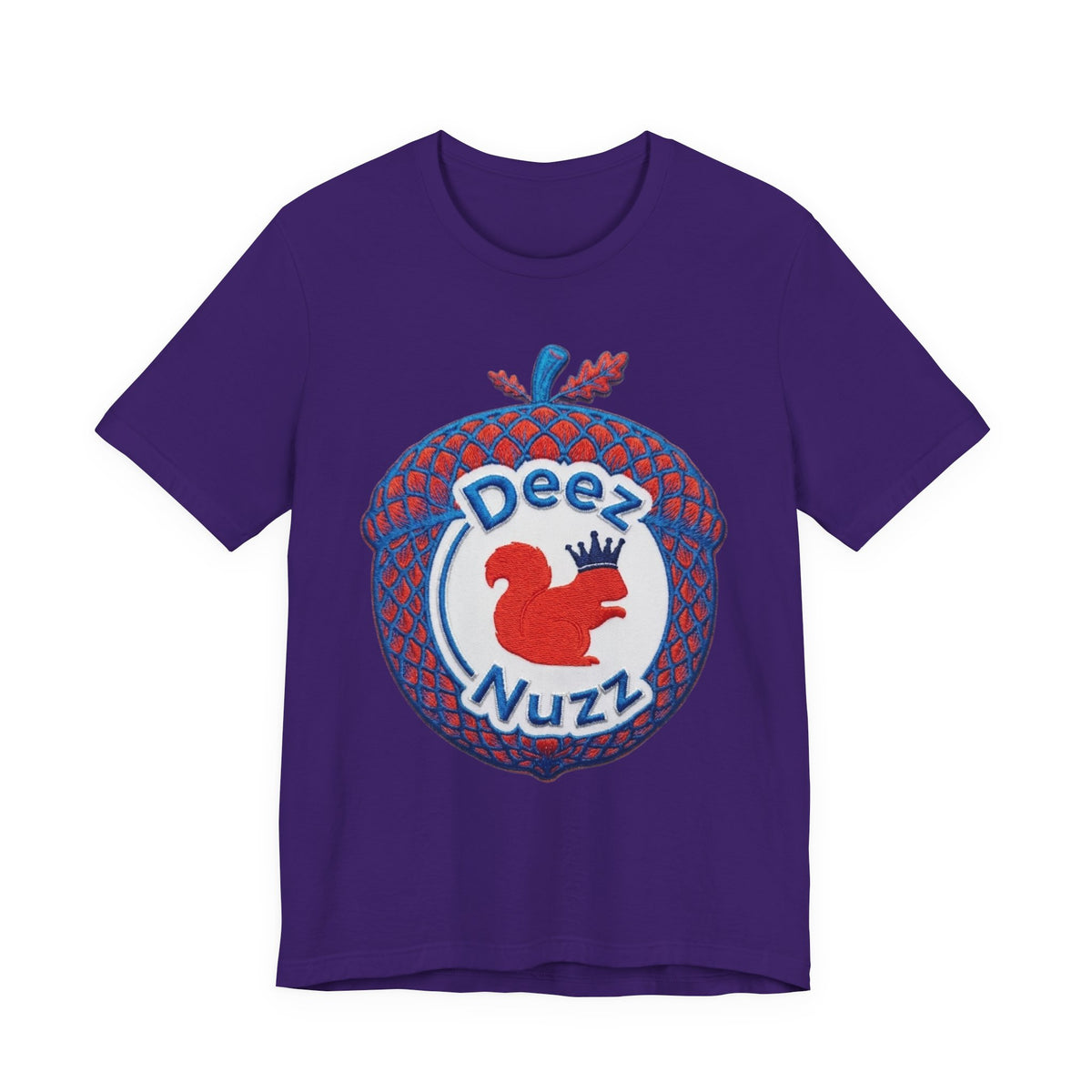 Deez Nuzz Squirrel Tee — Playful Retro Acorn Graphic T-Shirt