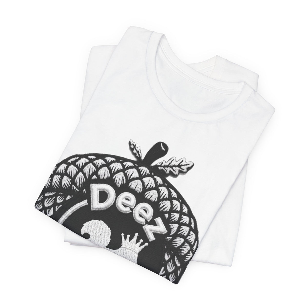 Deeznuzzz Acorn Squirrel Tee — Funny Nature Graphic Shirt