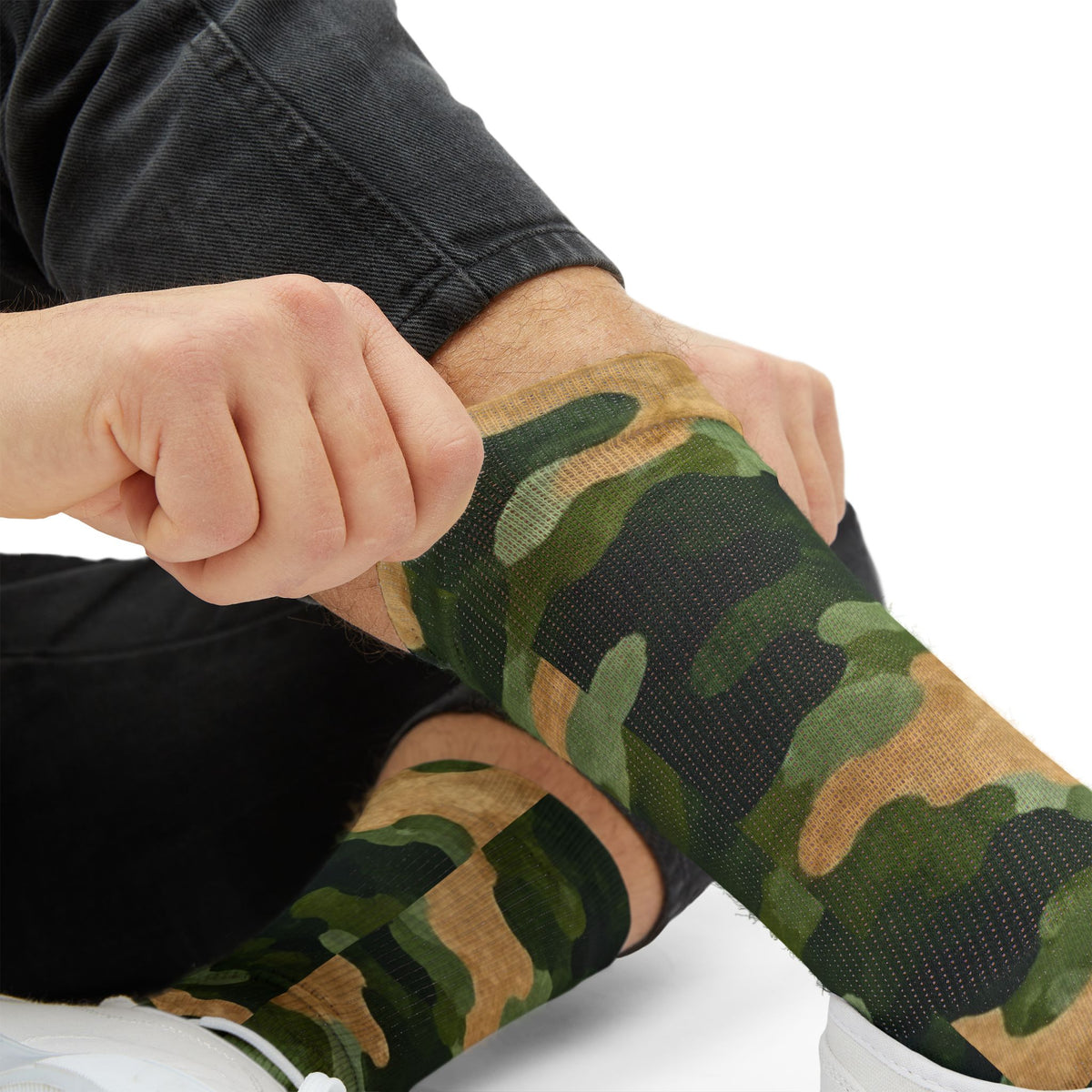 Apricot Dawn and Restorative Matcha Crew Socks By Camotoez 'Mindful Muted' Vol. 21 – The TacticalRetreat