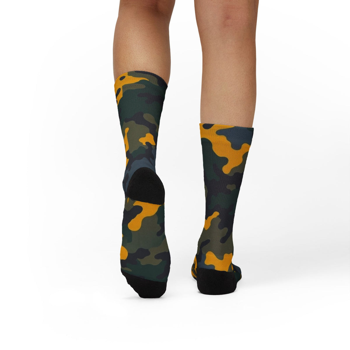 Midnight Moss & Mustard Camo Crew | Blend In But Stand Out Edition | More Mercy For Your Soles by Camotoez
