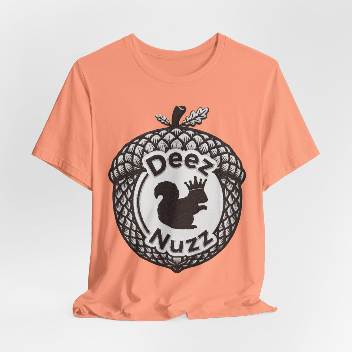 Deeznuzzz Eggcorn King  Squirrel Graphic Tee