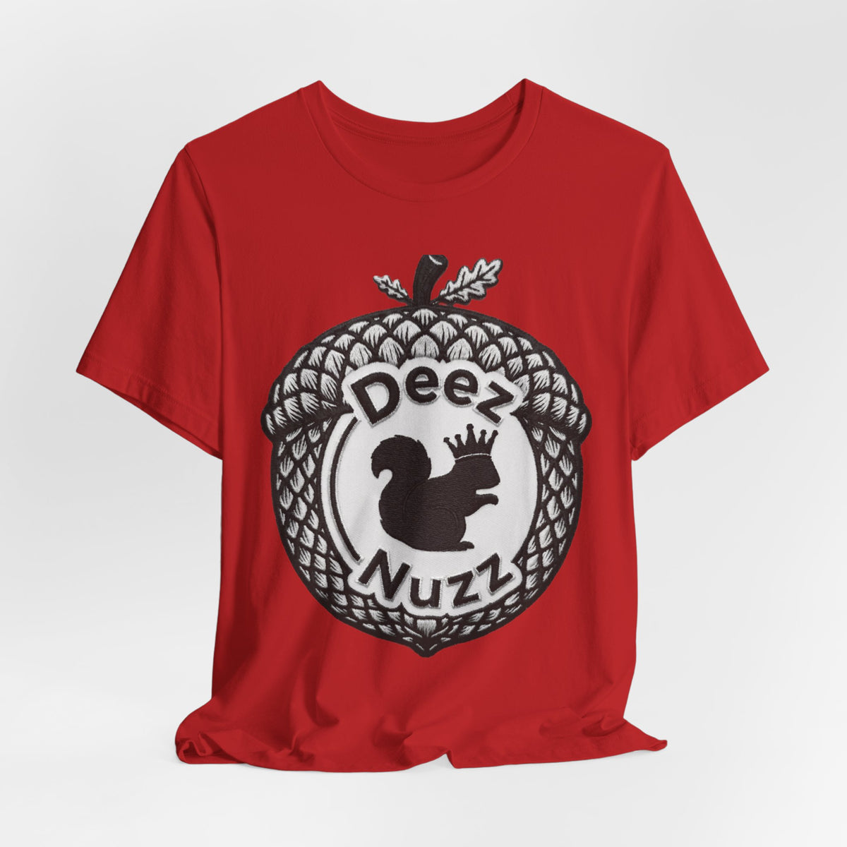 Deeznuzzz Eggcorn King  Squirrel Graphic Tee