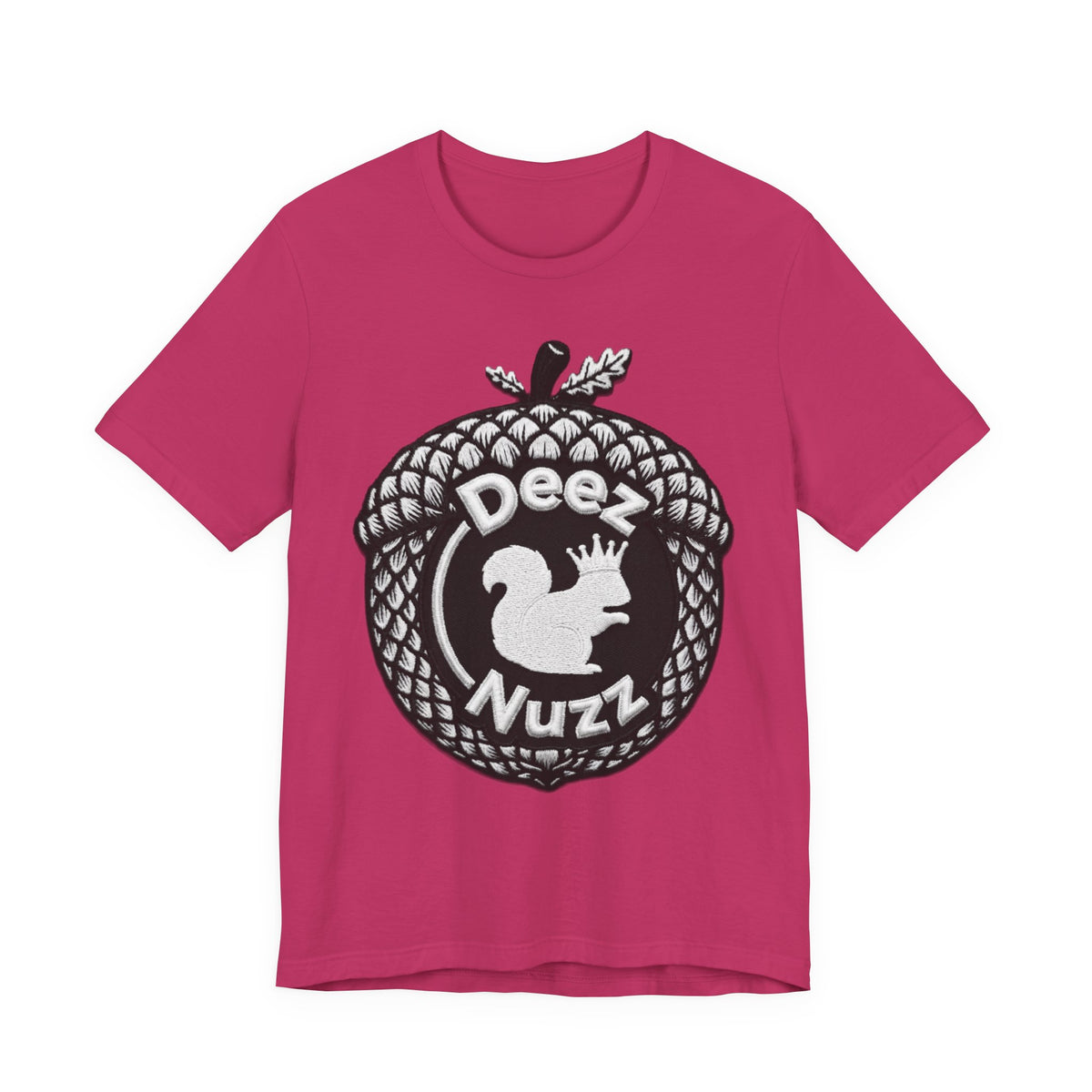 Deeznuzzz Acorn Squirrel Tee — Funny Nature Graphic Shirt