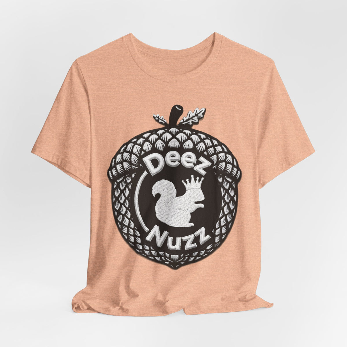 Deeznuzzz Acorn Squirrel Tee — Funny Nature Graphic Shirt