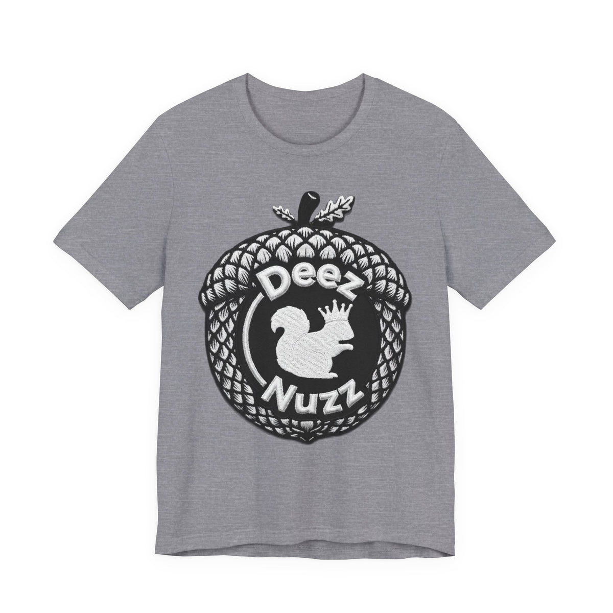 Deeznuzzz Acorn Squirrel Tee — Funny Nature Graphic Shirt