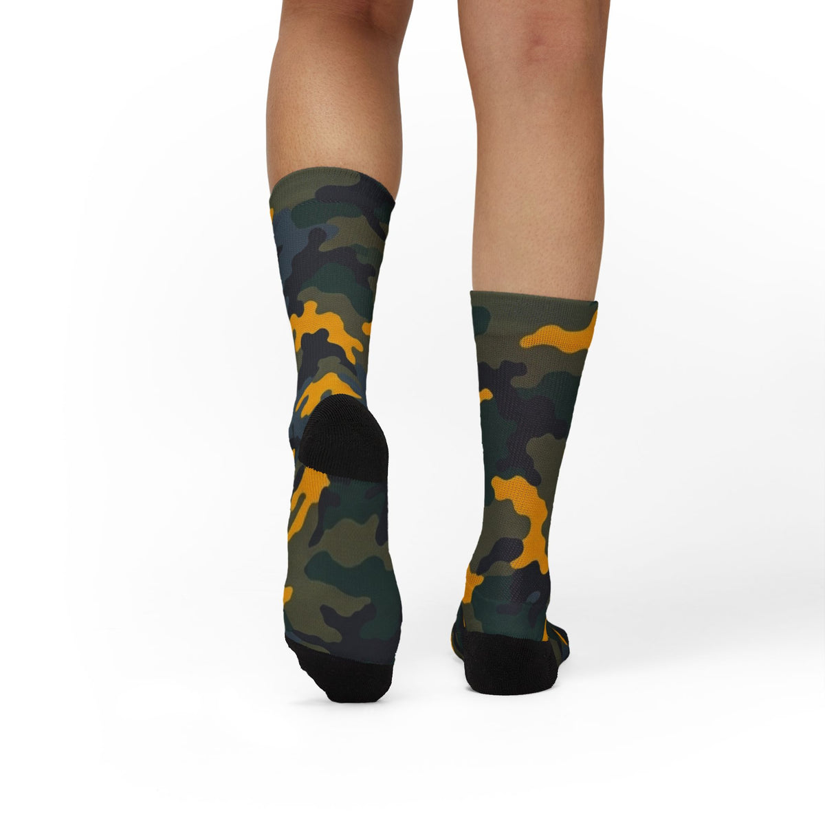 Midnight Moss & Mustard Camo Crew | Blend In But Stand Out Edition | More Mercy For Your Soles by Camotoez
